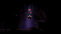 Grimm dormant dans la partie est de sa tente