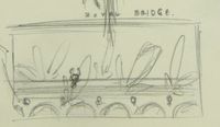 Croquis conceptuel du pont de l'Enceinte du Palais