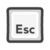 Esc key