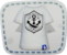 T-shirt ancre blanc