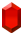 Artwork d'un rubis rouge dans Ocarina of Time 3D.