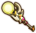 Le bâton Anima royal, troisième niveau d'arme dans Hyrule Warriors.