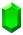 Artwork d'un rubis vert dans Ocarina of Time 3D.
