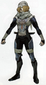Artwork d'Hyrule Historia qui représente Sheik comme il serait apparu dans Twilight Princess.