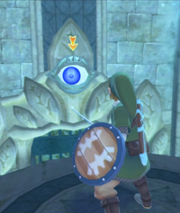 L'une des premières énigmes du donjon