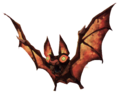 Artwork d'Hyrule Historia d'une Chauve-souris de Feu de Skyward Sword.