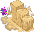 Artwork de Lavio utilisant la baguette des Sables.