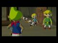 Link et Tetra qui libèrent les jeunes filles dont Arielle à la Forteresse Maudite.
