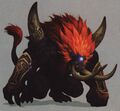 Concept art de Ganon pour Hyrule Warriors.