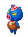 Ganon dans le jeu Animal Crossing: New Leaf - Welcome amiibo.