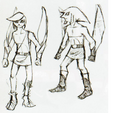Un autre dessin d'Hyrule Historia.