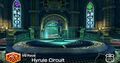 Salle de l'épée de légende dans Mario Kart 8.