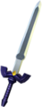 Artwork de l'épée de Légende dans Ocarina of Time 3D.