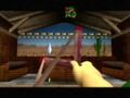 Stand de tir avec le lance-pierre dans Ocarina of Time.