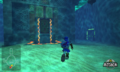 Le Temple de l'Eau dans Ocarina of Time 3D.