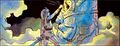 Artwork d'une statue de cristal. (The Adventure of Link)