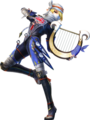 Sheik et sa lyre (Hyrule Warriors).