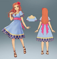 Concept Art de Marine pour Hyrule Warriors: Legends.