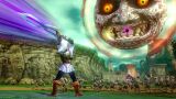 Skull Kid devant la lune.