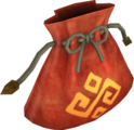 Sac de matériaux en Bronze dans Hyrule Warriors, tels qu'ils apparaissent sur le champ de bataille.