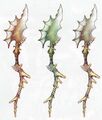 Artwork dans Hyrule Historia d'une arme de Zora.