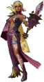 Costume de Cya : elle prend les couleurs de la seconde robe d'Arielle