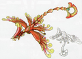 Artwork d&#39;un Flamboiseau dans Hyrule Historia.