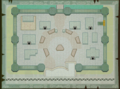 Plan de la Citadelle d'Hyrule dans Spirit Tracks.