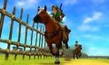 Link et Ingo à la course à cheval.