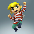 Costume de Link Cartoon avec les vêtements de Nico.