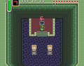 Link qui obtient la cape Magique