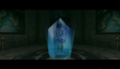 Une téléportation à la fin d'un temple dans Ocarina of Time.