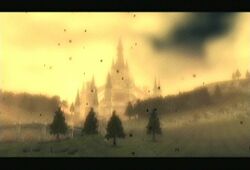 Crépuscule (Vue sur le Château d&#39;Hyrule)