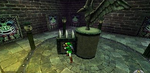 Une salle dans Ocarina of Time 3D.