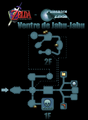 Carte du donjon. (Source Puissance-Zelda).