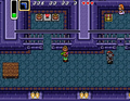 Le chevalier Fléau qui surveille la princesse Zelda.