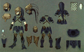 Artwork de Hyrule Historia de la tenue Zora.