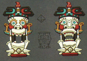 Artwork d'Hyrule Historia d'un Armos de Skyward Sword.
