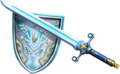 Artwork de l'épée d'Hyrule Warriors.