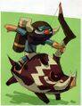 Artwork d'Hyrule Historia d'un Bulblin de Spirit Tracks.