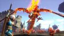 Volga sous sa forme de dragon dans Hyrule Warriors.