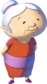 Artwork de Mémé dans The Wind Waker HD.