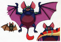 Artwork d'Hyrule Historia d'une chauve-souris de The Wind Waker.