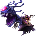 Iscerro avec l'une des ses créatures