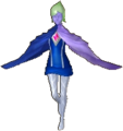 Costume pour Fay : elle prend aussi les couleurs de Tetra