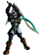 Oni Link avec l'espadon du dieu démon