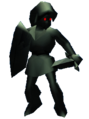 Dark Link dans Ocarina of Time.
