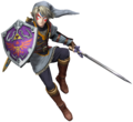 Link avec les couleurs du Dieu démon dans Super Smash Bros. for Nintendo 3DS / for Wii U.