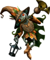 Skull Kid avec sa lanterne dans Twilight Princess.