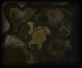 La plaine d'Hyrule en temps que région sur la carte.